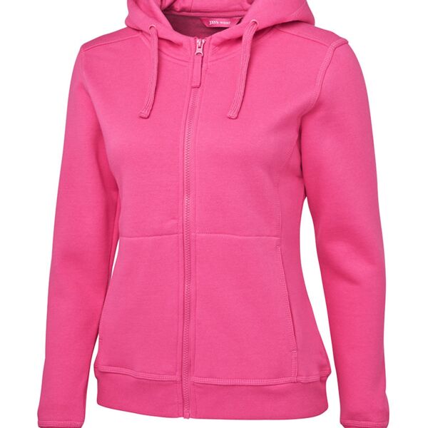 JB's LADIES FULL ZIP FLEECY HOODIE Thumbnail