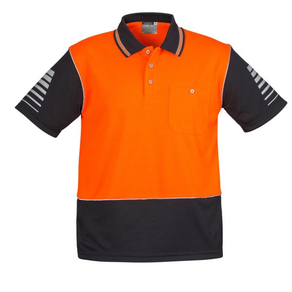 Mens Hi Vis Zone Short Sleeve Polo Thumbnail