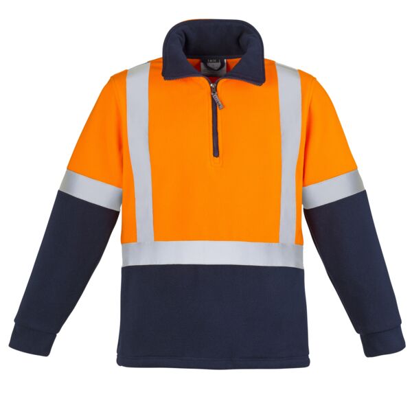 Unisex Hi Vis Polar Fleece Pullover - Shoulder Taped Thumbnail