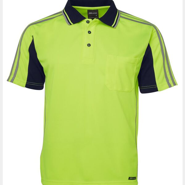 Hi Vis S/S Arm Tape Polo 6AT4S Thumbnail
