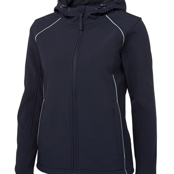 JB's Ladies Hooded Soft Shell Thumbnail
